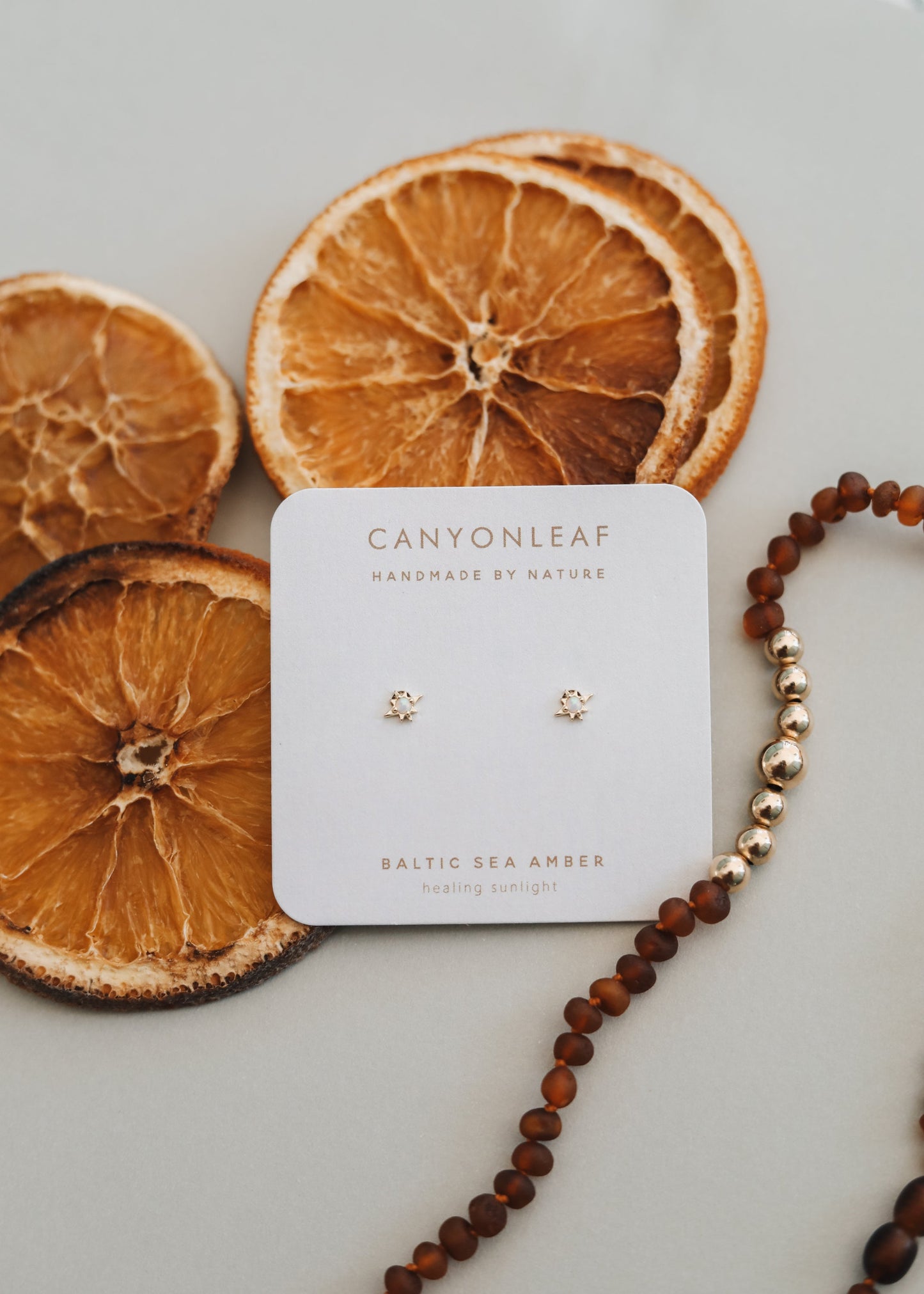 18K Gold Vermeil + Mother of Pearl Gemstone || Everyday Earrings