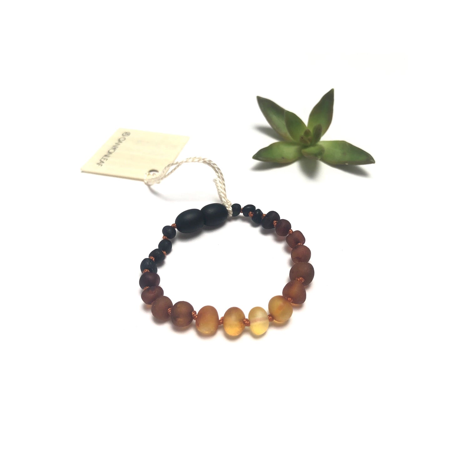 Raw Ombre Baltic Amber || Anklet or Bracelet