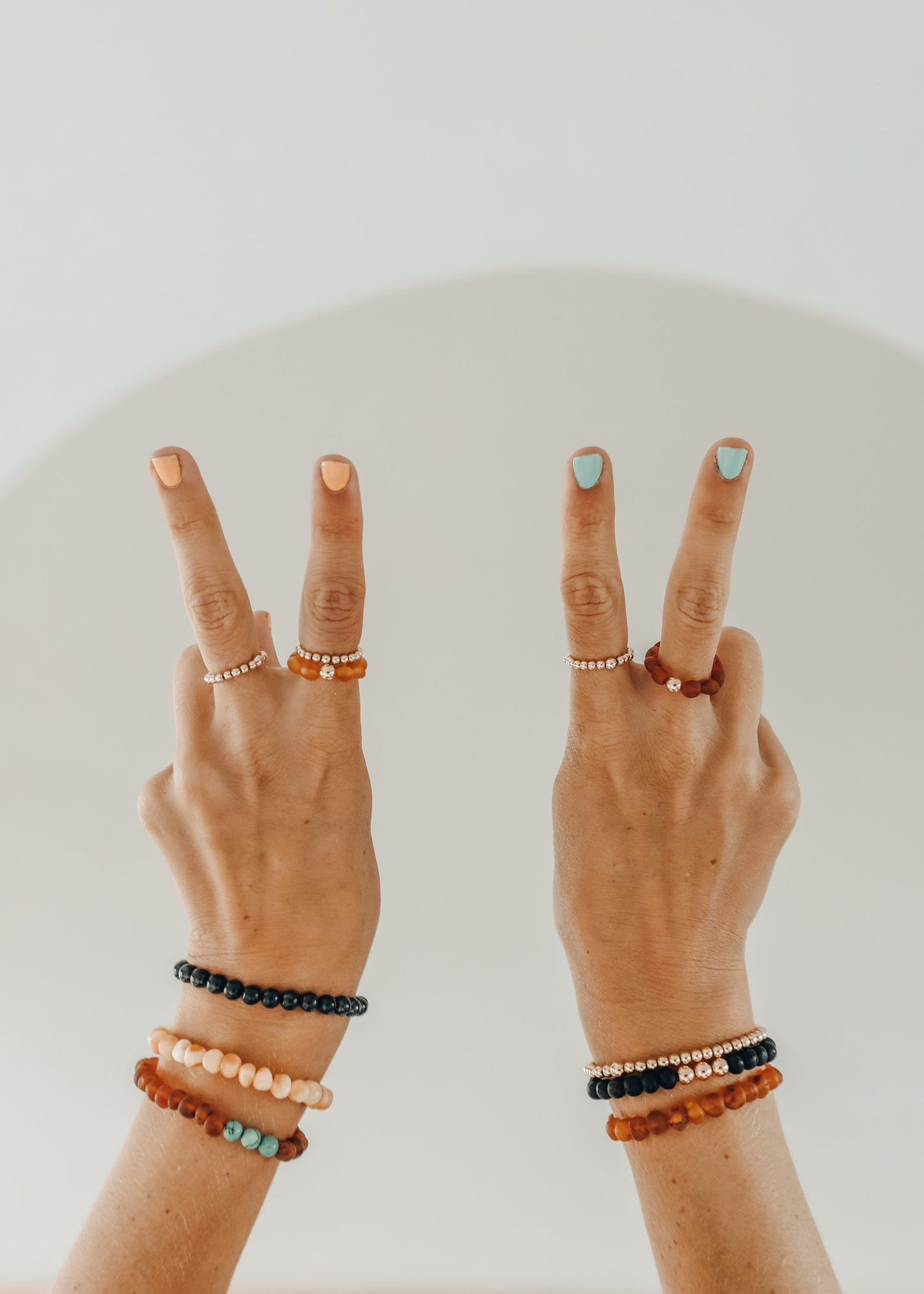 Natural Turquoise + 14k Gold Filled || Adult Ring