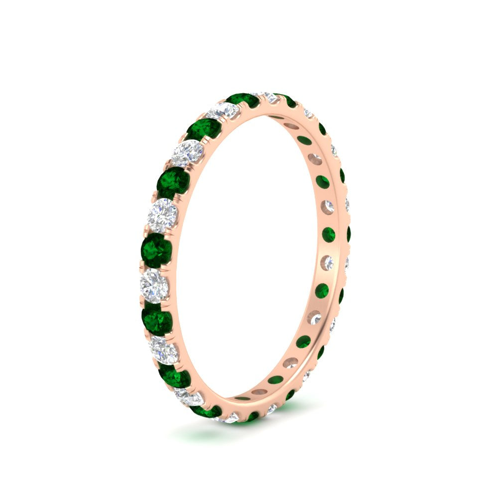 0.75 Ct. Round Diamond Eternity Wedding Band in Gold or Platinum