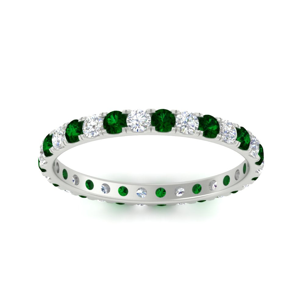 0.75 Ct. Round Diamond Eternity Wedding Band in Gold or Platinum