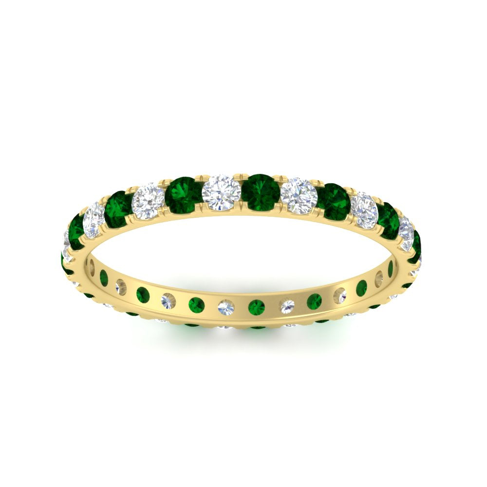 0.75 Ct. Round Diamond Eternity Wedding Band in Gold or Platinum