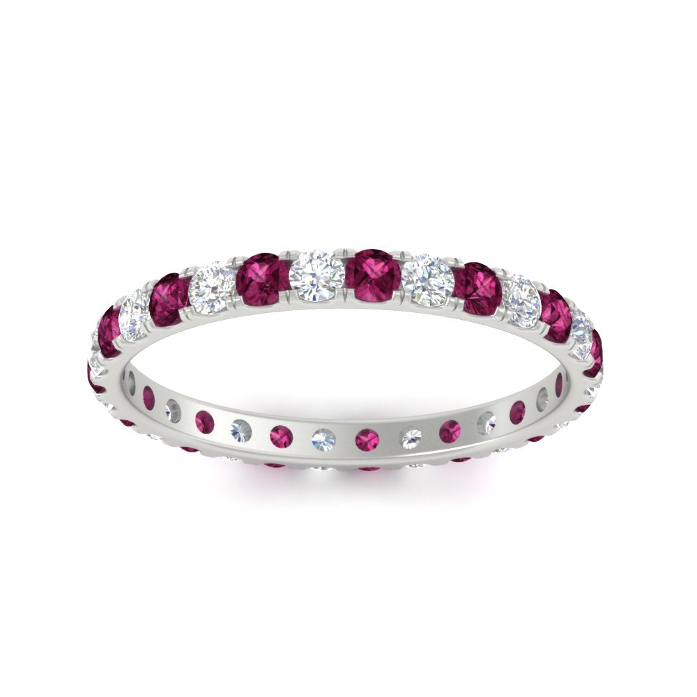 0.75 Ct. Round Diamond Eternity Wedding Band in Gold or Platinum