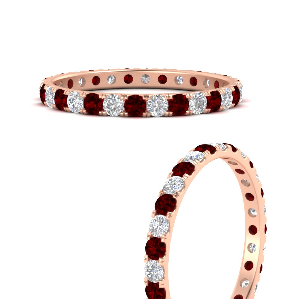 0.75 Ct. Round Diamond Eternity Wedding Band in Gold or Platinum