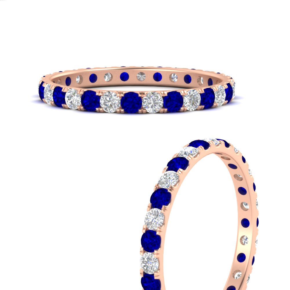 0.75 Ct. Round Diamond Eternity Wedding Band in Gold or Platinum