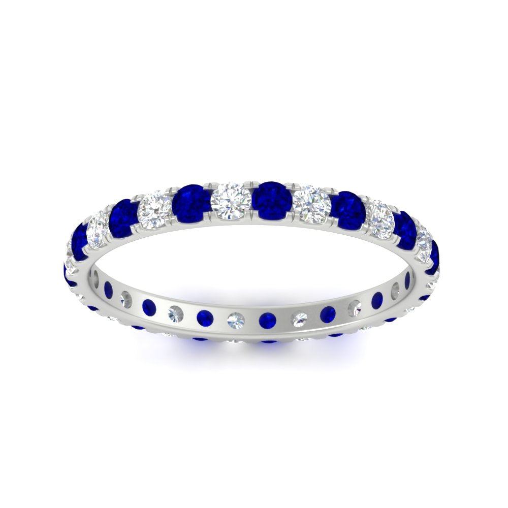 0.75 Ct. Round Diamond Eternity Wedding Band in Gold or Platinum