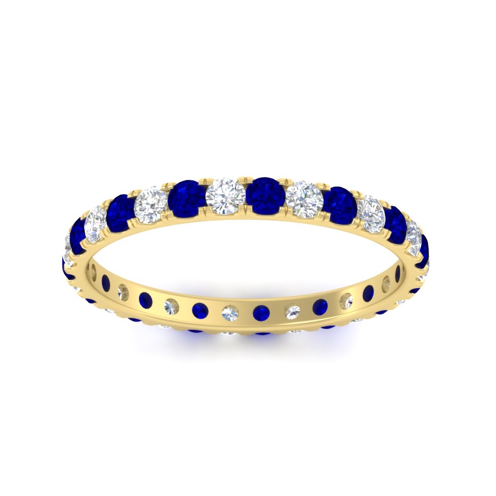 0.75 Ct. Round Diamond Eternity Wedding Band in Gold or Platinum