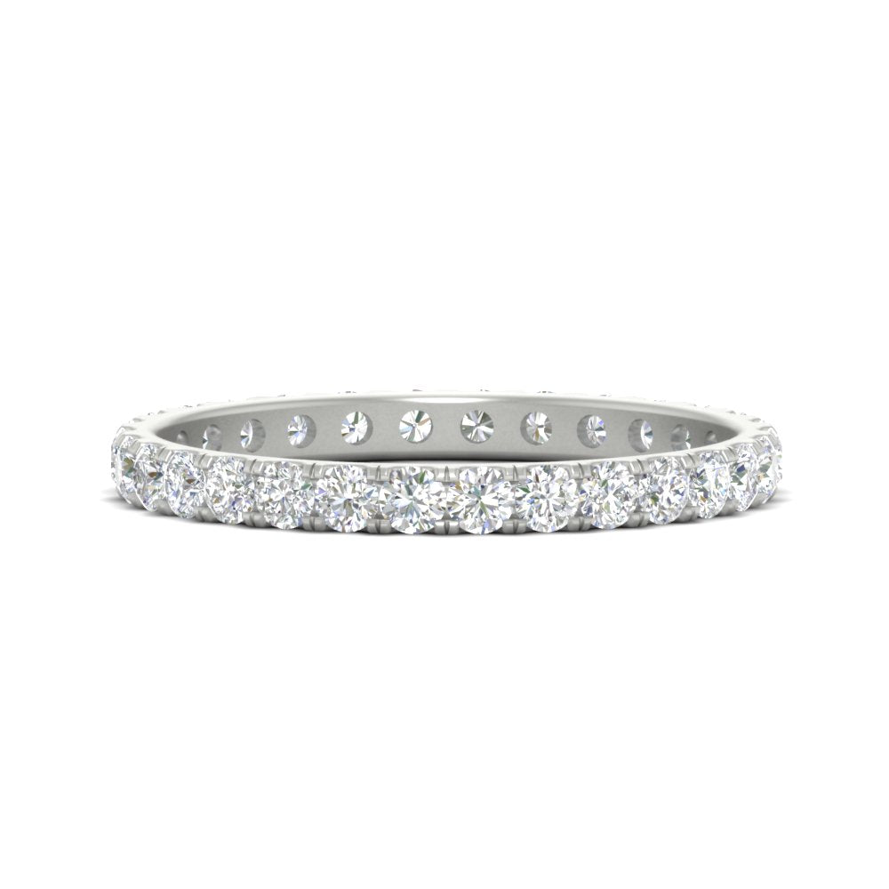 0.75 Ct. Round Diamond Eternity Wedding Band in Gold or Platinum