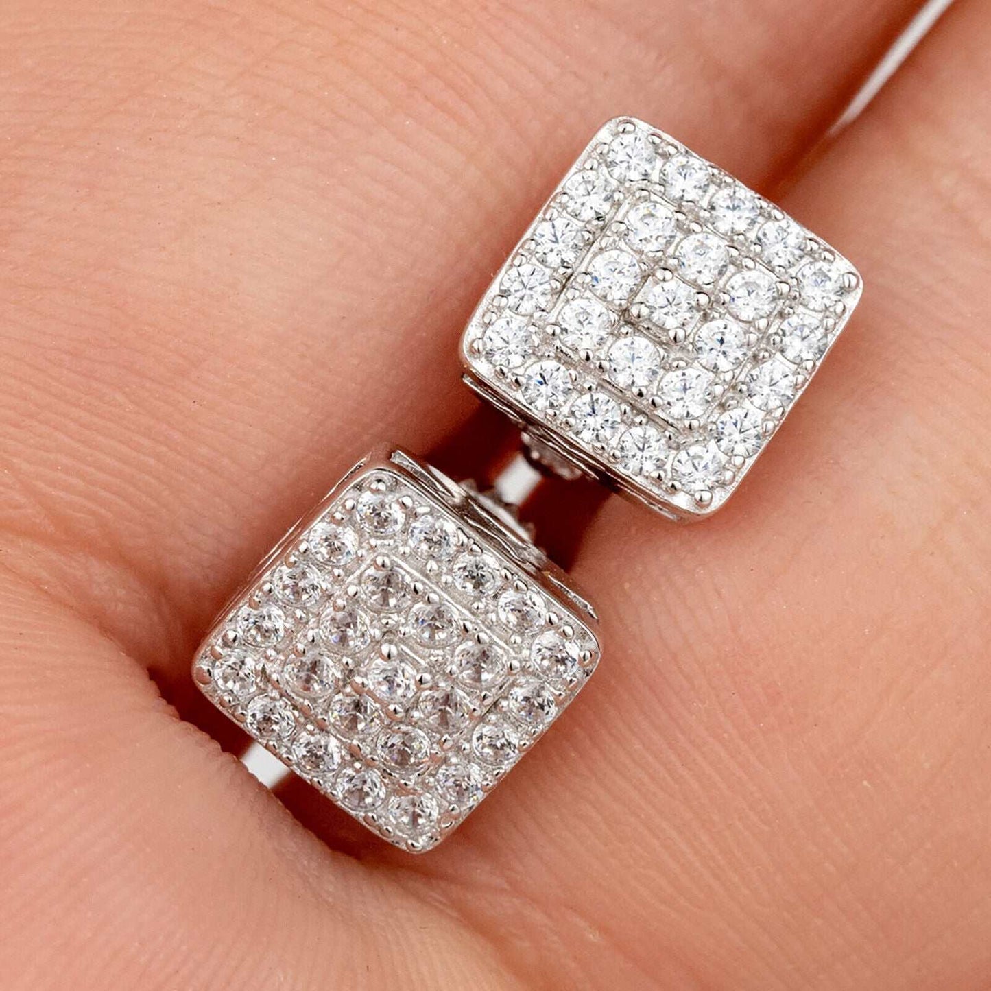 Square Stud Earrings