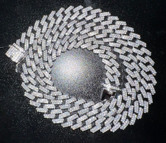 10mm Moissanite Miami Cuban Chain