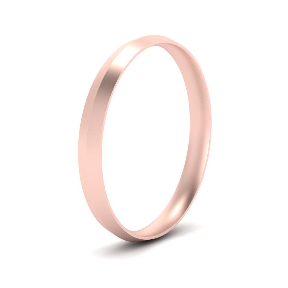 4 mm Comfort Fit Knife Edge Mens Band