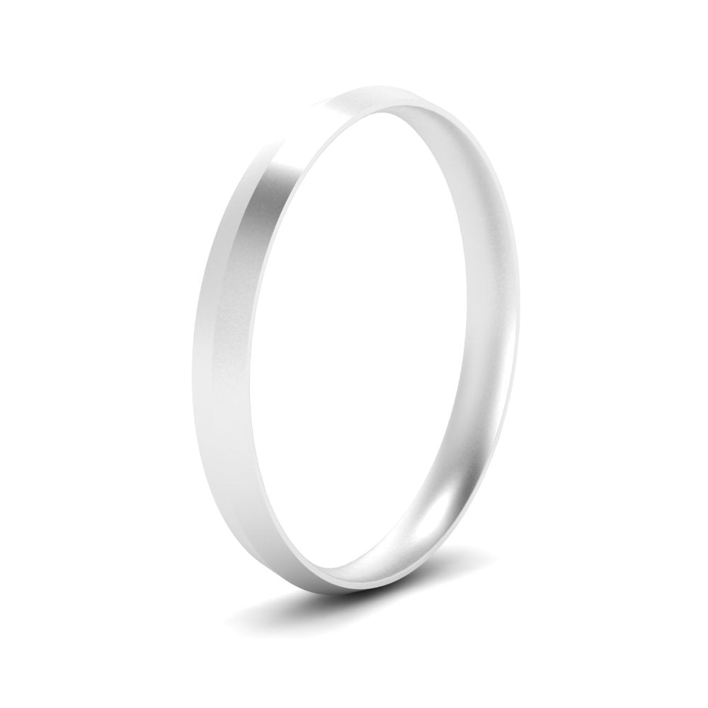 4 mm Comfort Fit Knife Edge Mens Band