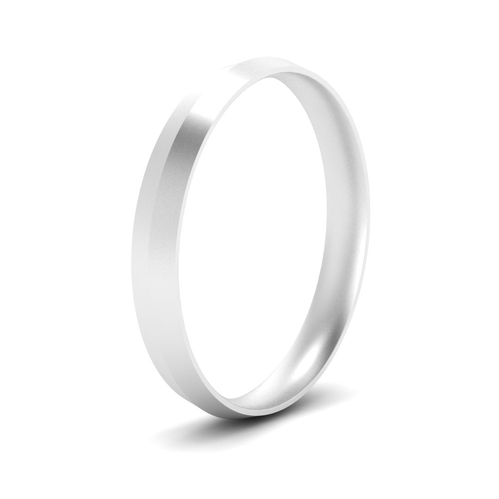 4 mm Comfort Fit Knife Edge Mens Band