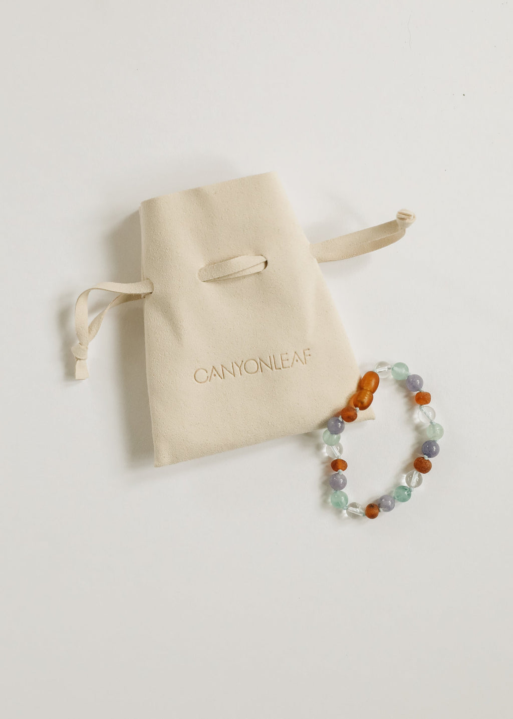 Baltic Sea Amber + Natural Gemstone || Anklet or Bracelet