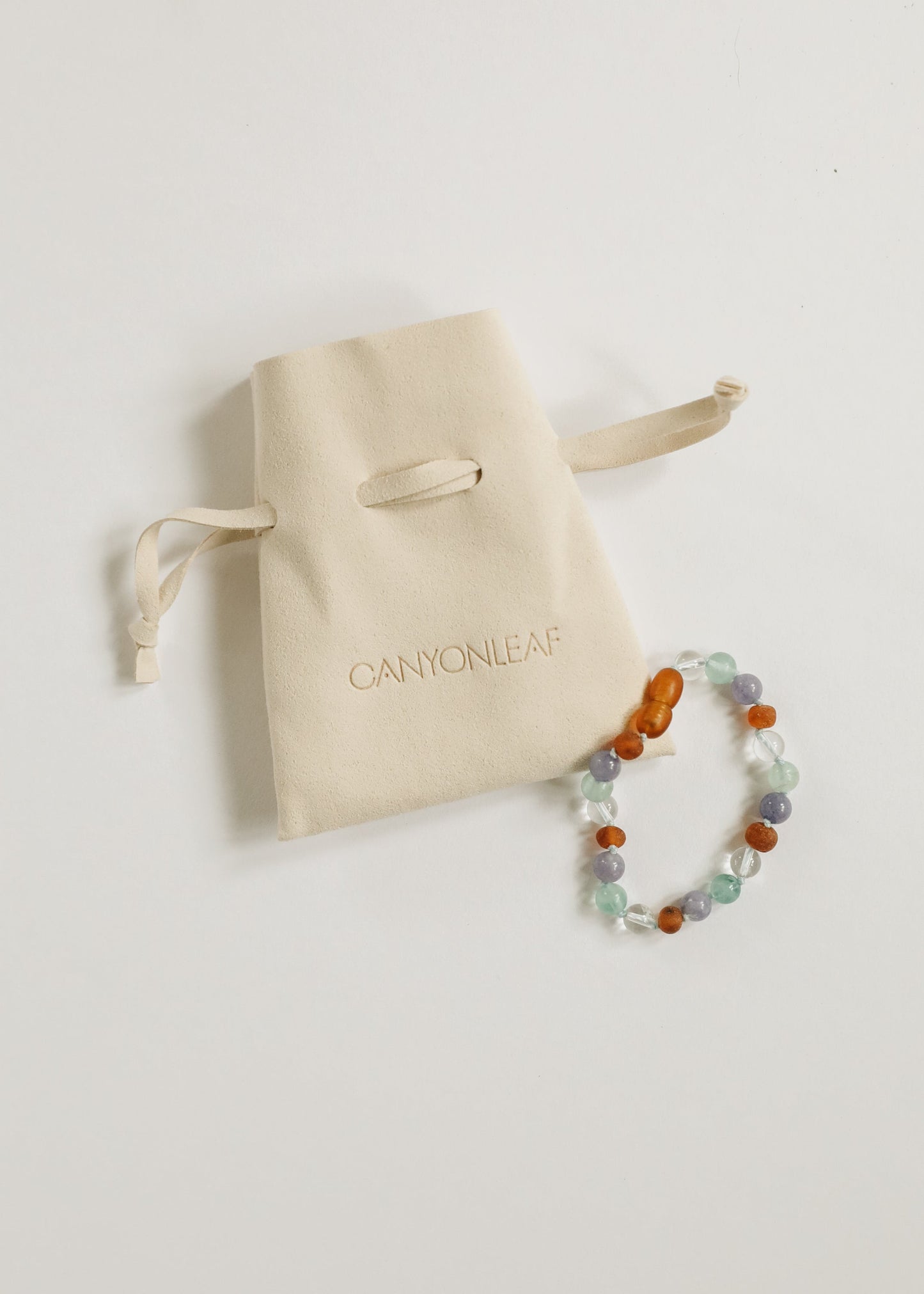 Baltic Sea Amber + Natural Gemstone || Anklet or Bracelet