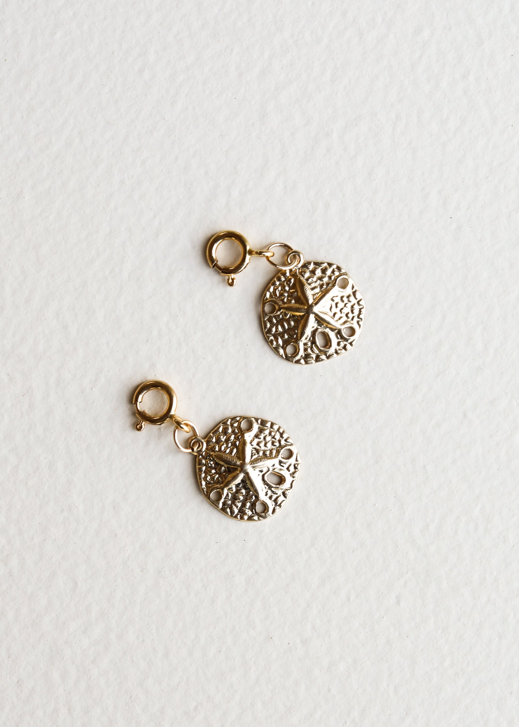 14K Gold Filled Charm - Sand Dollar