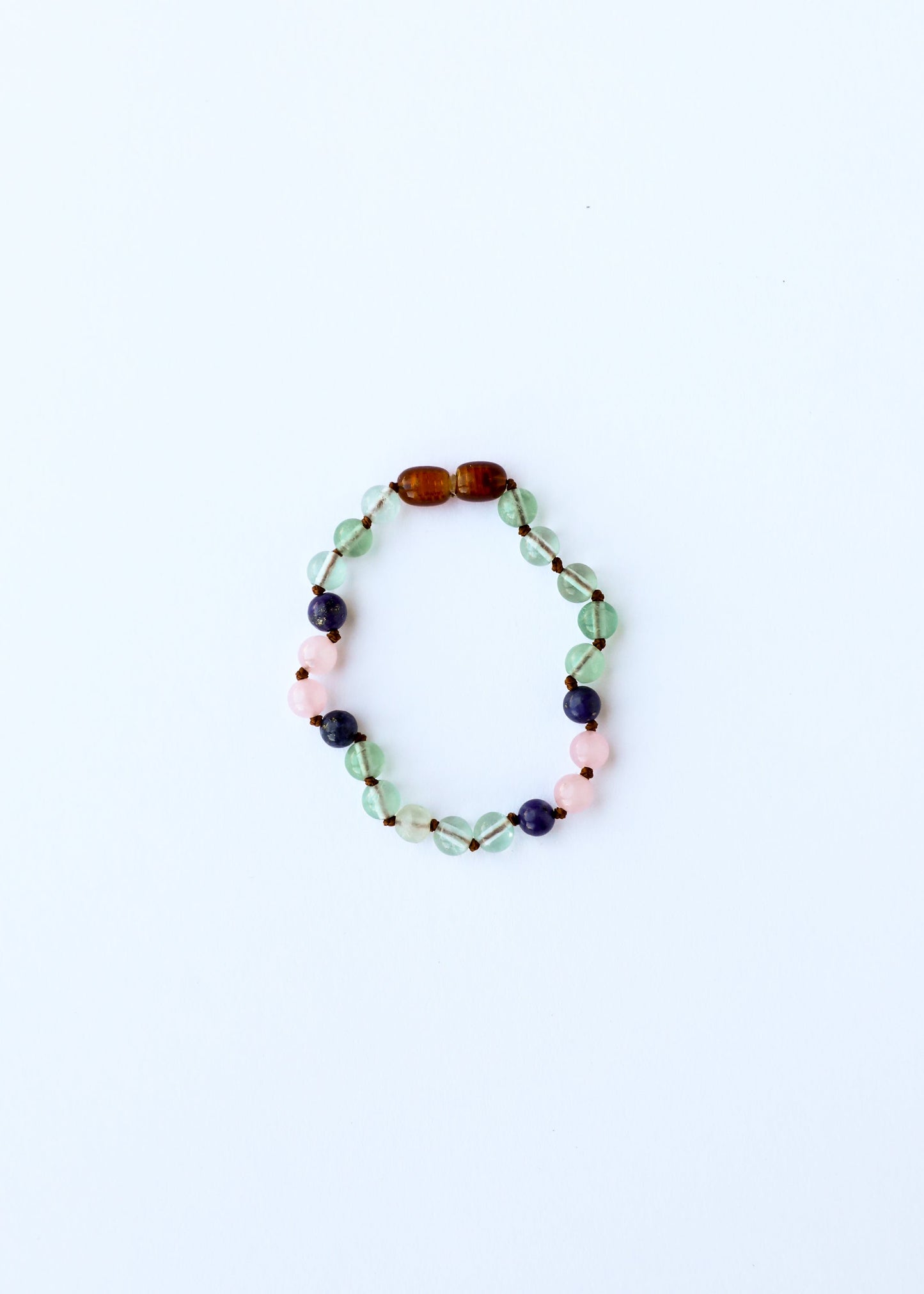 Fluorite + Lapis Lazuli + Rose Quartz || Gemstone Anklet or Bracelet