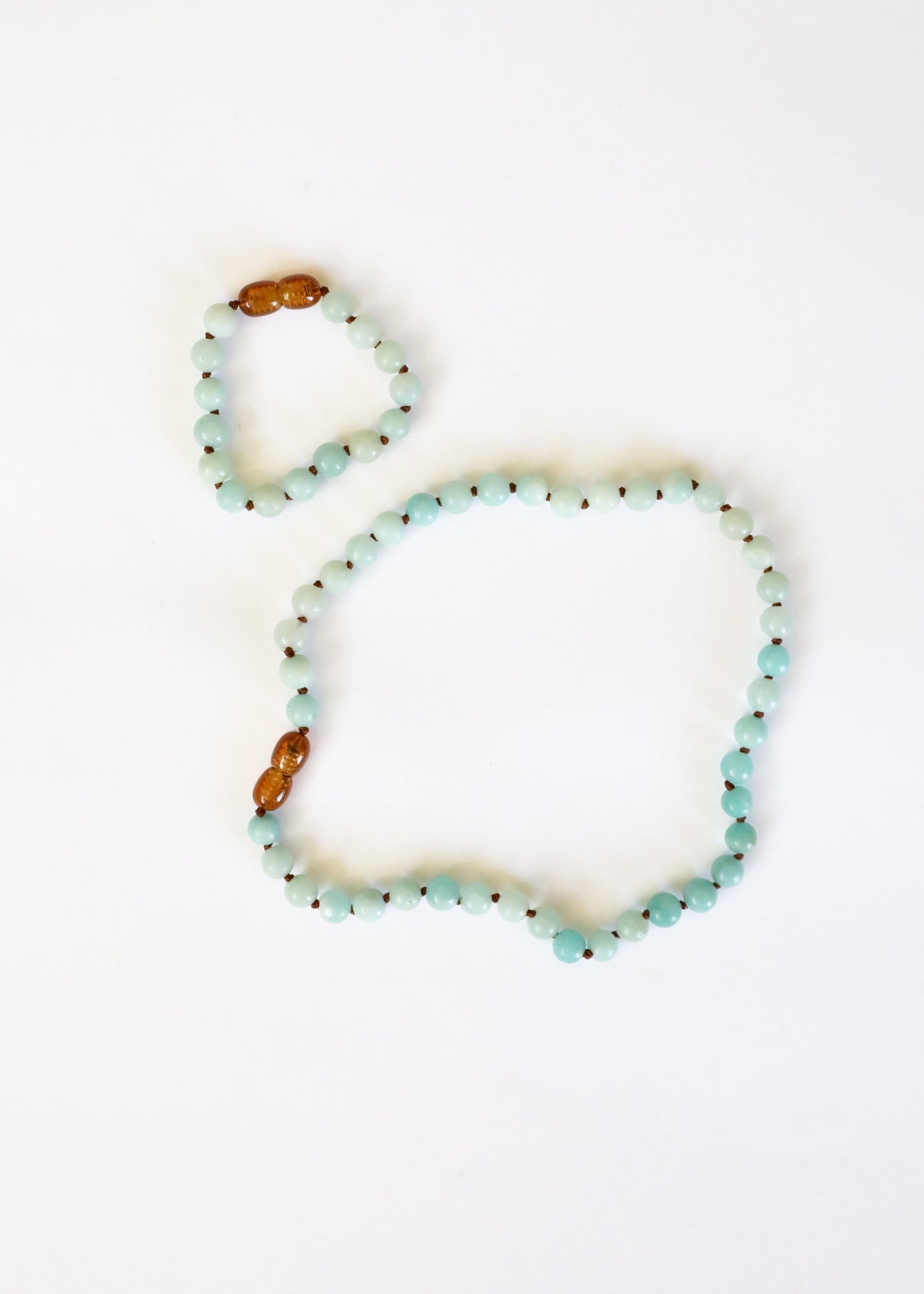 Pure Gemstone + Amazonite || Anklet or Bracelet