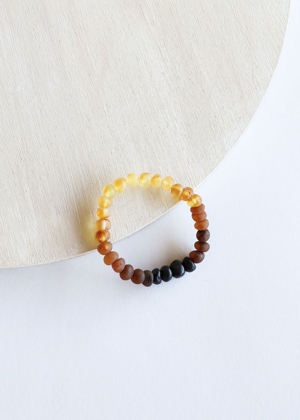 Raw Ombrè Baltic Amber || Adult Bracelet