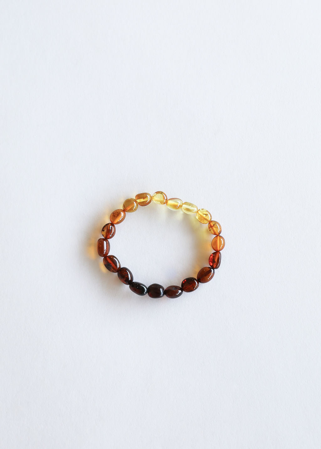 Polished Ombre Baltic Sea Amber || Adult Bracelet