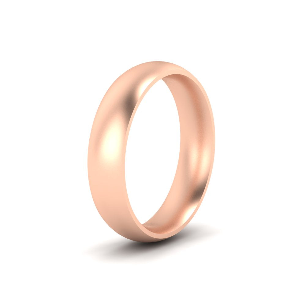 Minimalist 4mm Mens Wedding Band