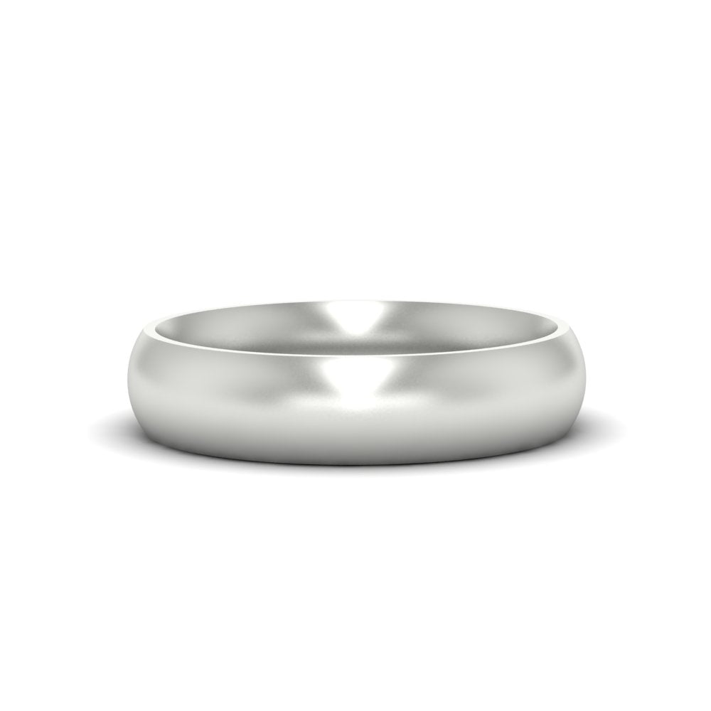 Minimalist 4mm Mens Wedding Band