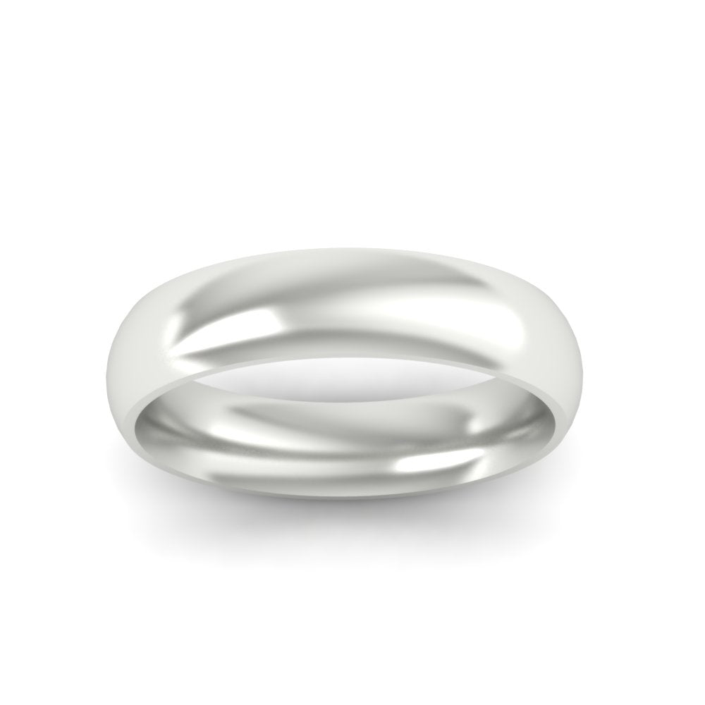 Minimalist 4mm Mens Wedding Band