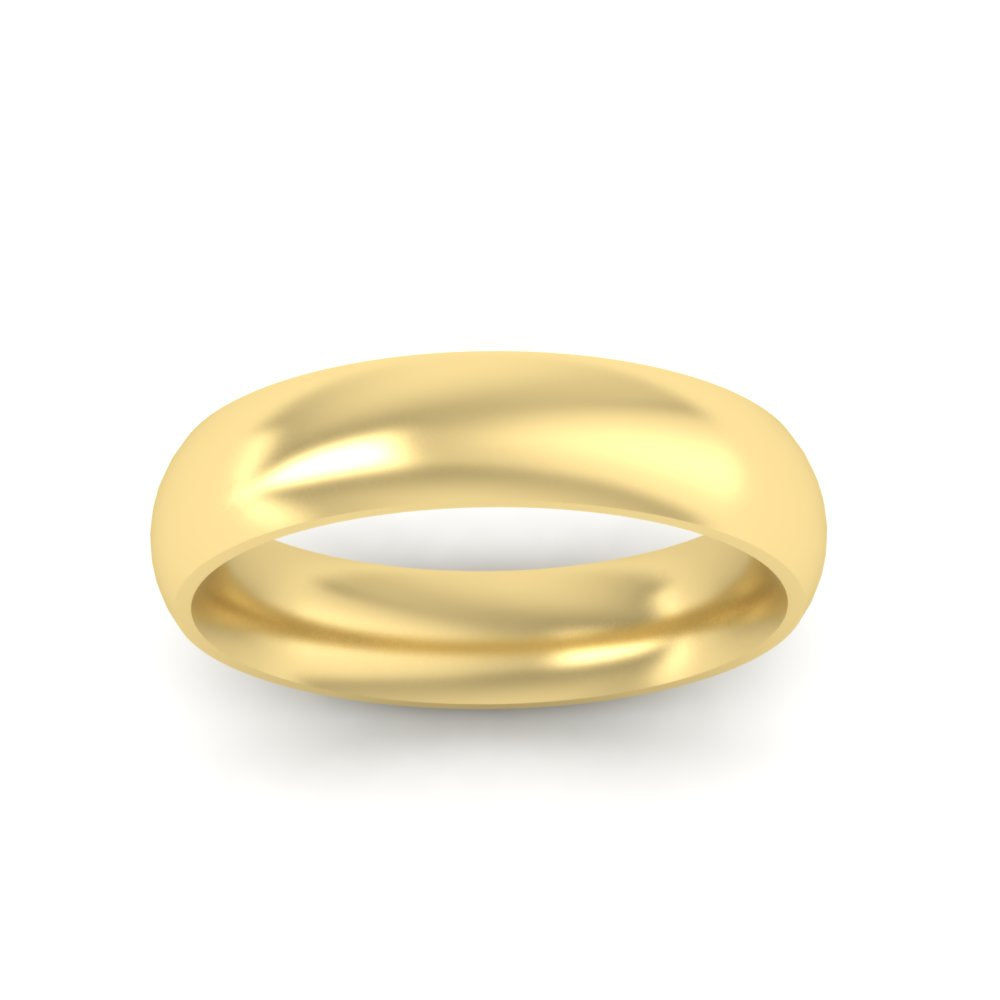 Minimalist 4mm Mens Wedding Band