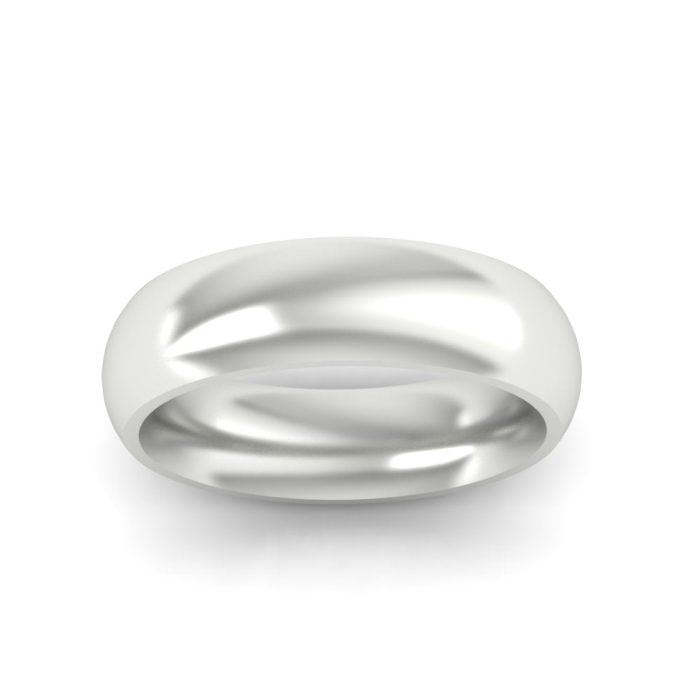Minimalist 4mm Mens Wedding Band