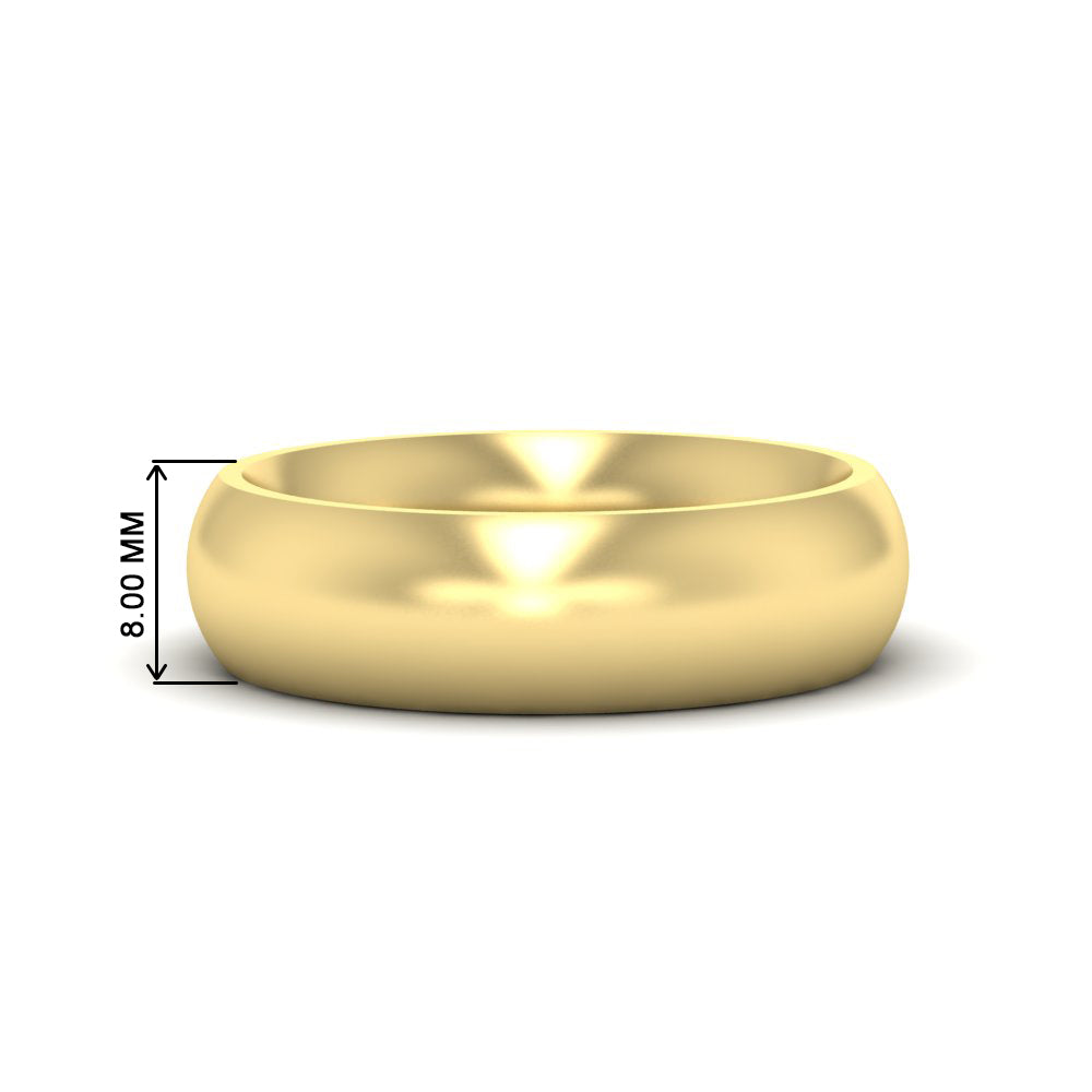 Minimalist 4mm Mens Wedding Band