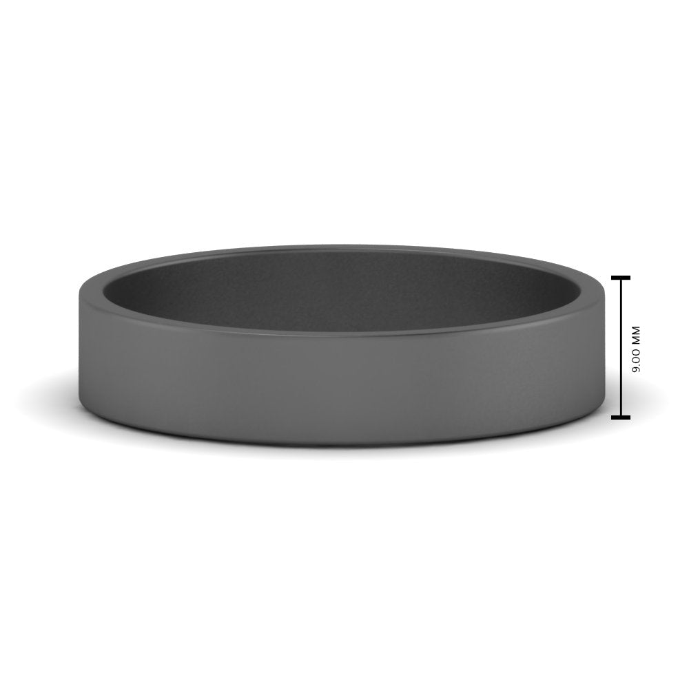 5 mm Flat Gold Wedding Band