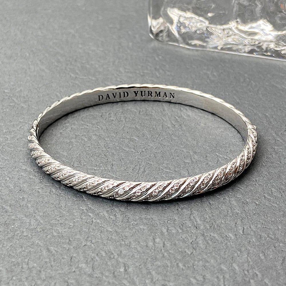 David Yurman High-Quality Diamond Bracelets Luxury Diamond Bracelets for Men and Women Wholesale Jewelry-4