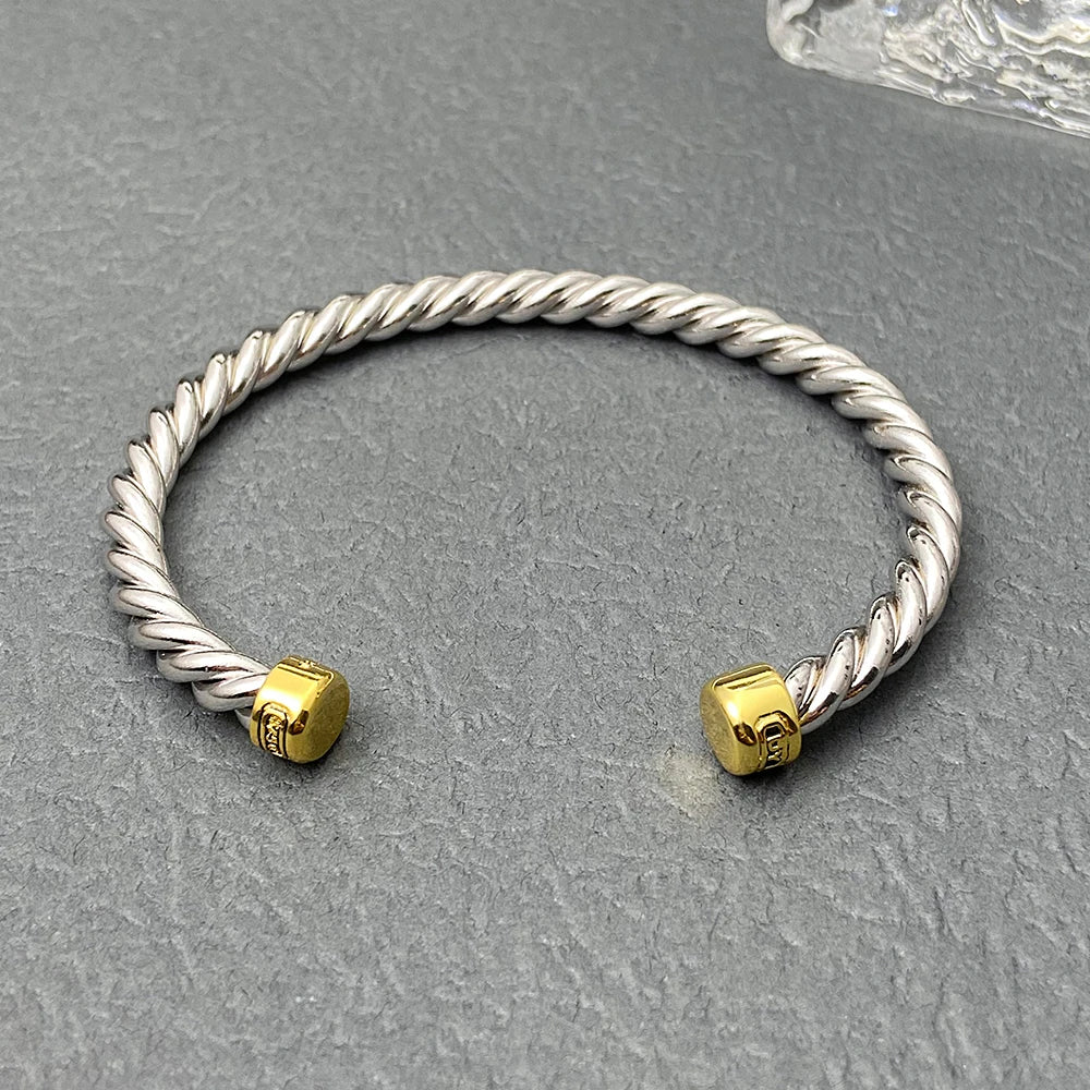 David Yurman High Quality Round Toe Bracelets Luxury Unisex Bracelets Wholesale Jewelry-7