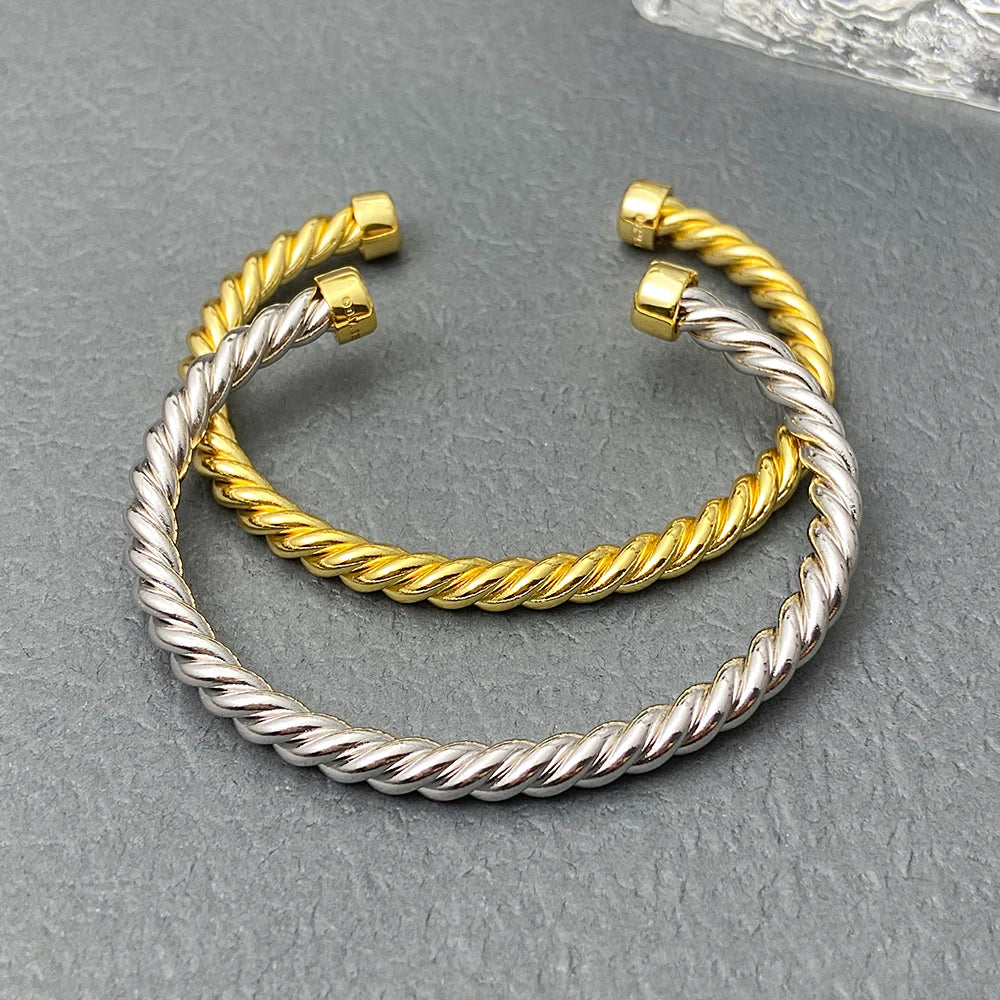 David Yurman High Quality Round Toe Bracelets Luxury Unisex Bracelets Wholesale Jewelry-3