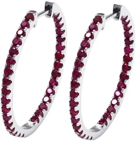 Tianyu Gems Black Moissanite 925 Earrings Fine Jewelry Factory 2mm 2ct Clip on Hoop Huggie Earrings Jewelry Women-7