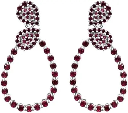 Tianyu Gems Black Moissanite 925 Earrings Fine Jewelry Factory 2mm 2ct Clip on Hoop Huggie Earrings Jewelry Women-6