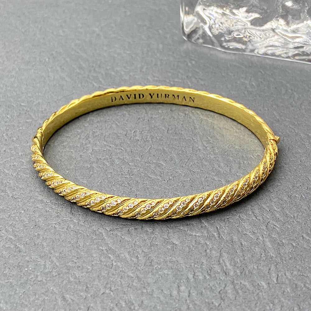 David Yurman High-Quality Diamond Bracelets Luxury Diamond Bracelets for Men and Women Wholesale Jewelry-3