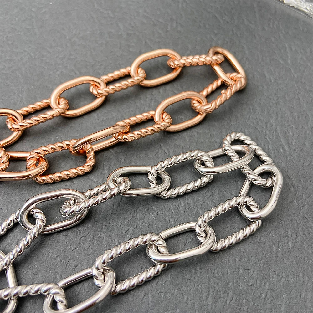 David Yurman High Quality Diamond Button Wire Swivel Clasp Bracelet Luxury Unisex Jewelry Wholesale-3