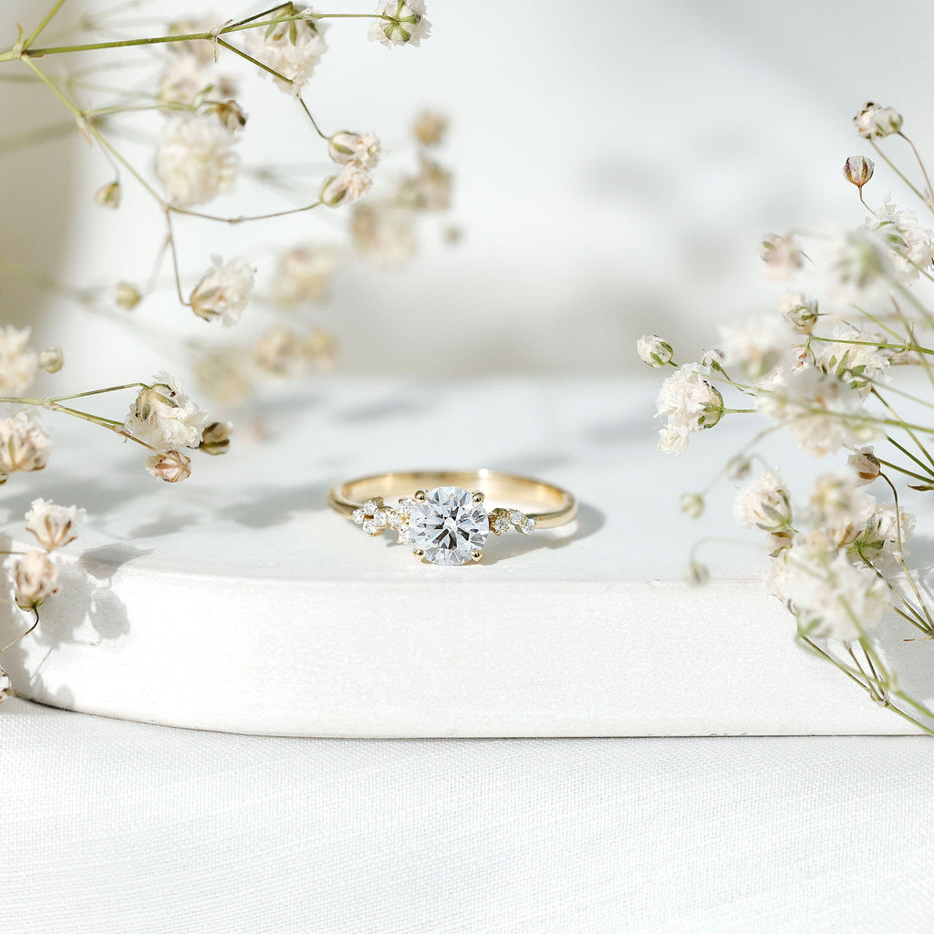 6 MM Lab Grown Diamond Solitaire Engagement Ring