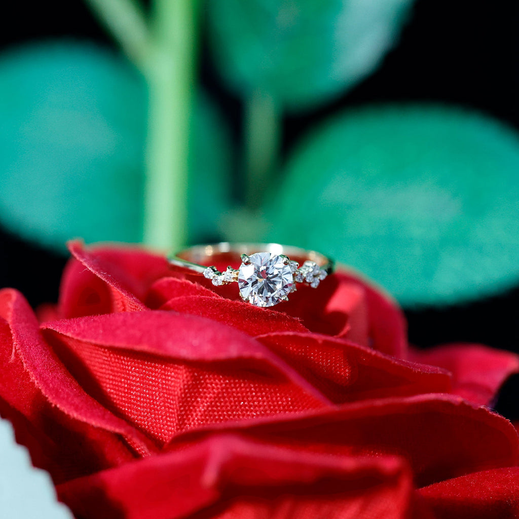 6 MM Lab Grown Diamond Solitaire Engagement Ring