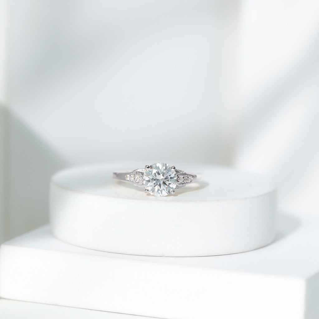 Brilliant Cut Lab Grown Diamond Trending Engagement Ring