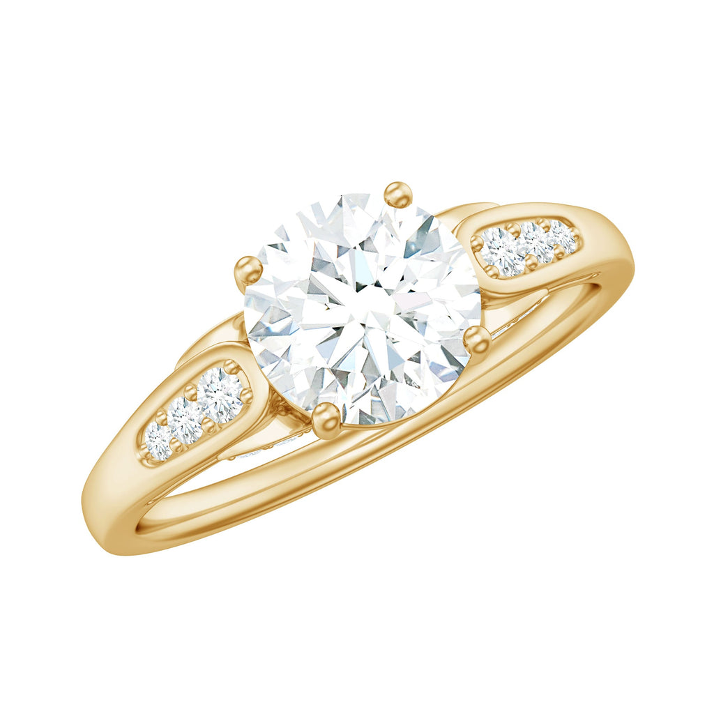 Brilliant Cut Lab Grown Diamond Trending Engagement Ring