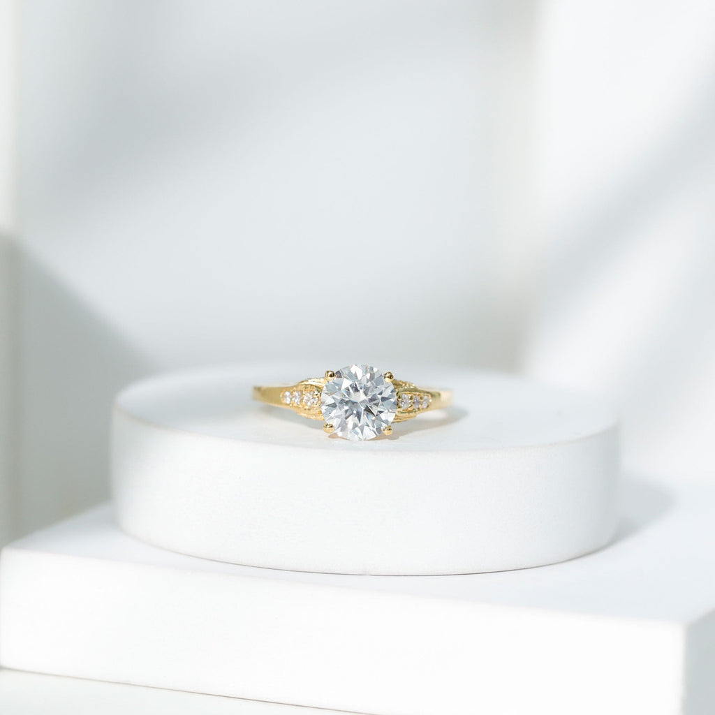 Brilliant Cut Lab Grown Diamond Trending Engagement Ring