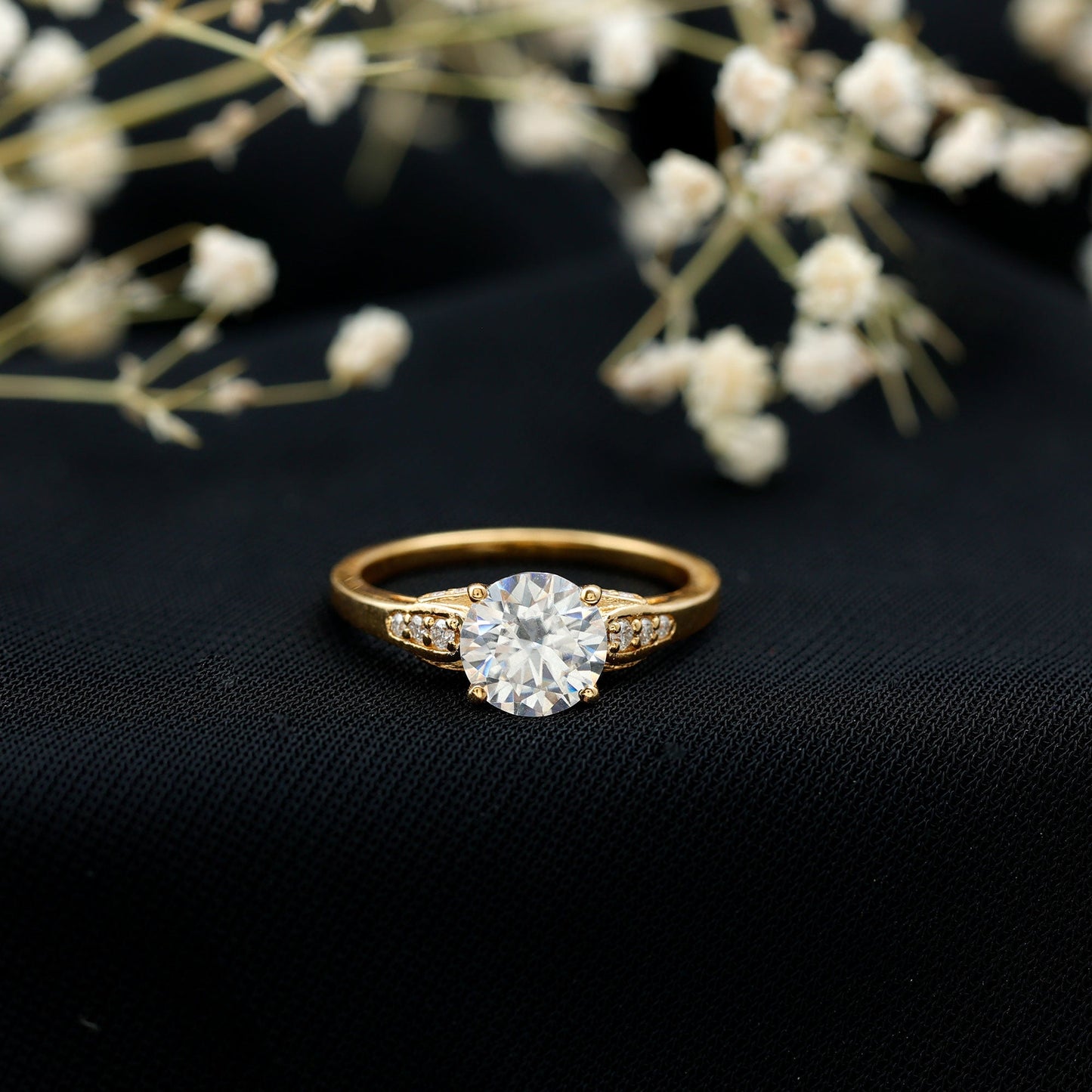 Brilliant Cut Lab Grown Diamond Trending Engagement Ring