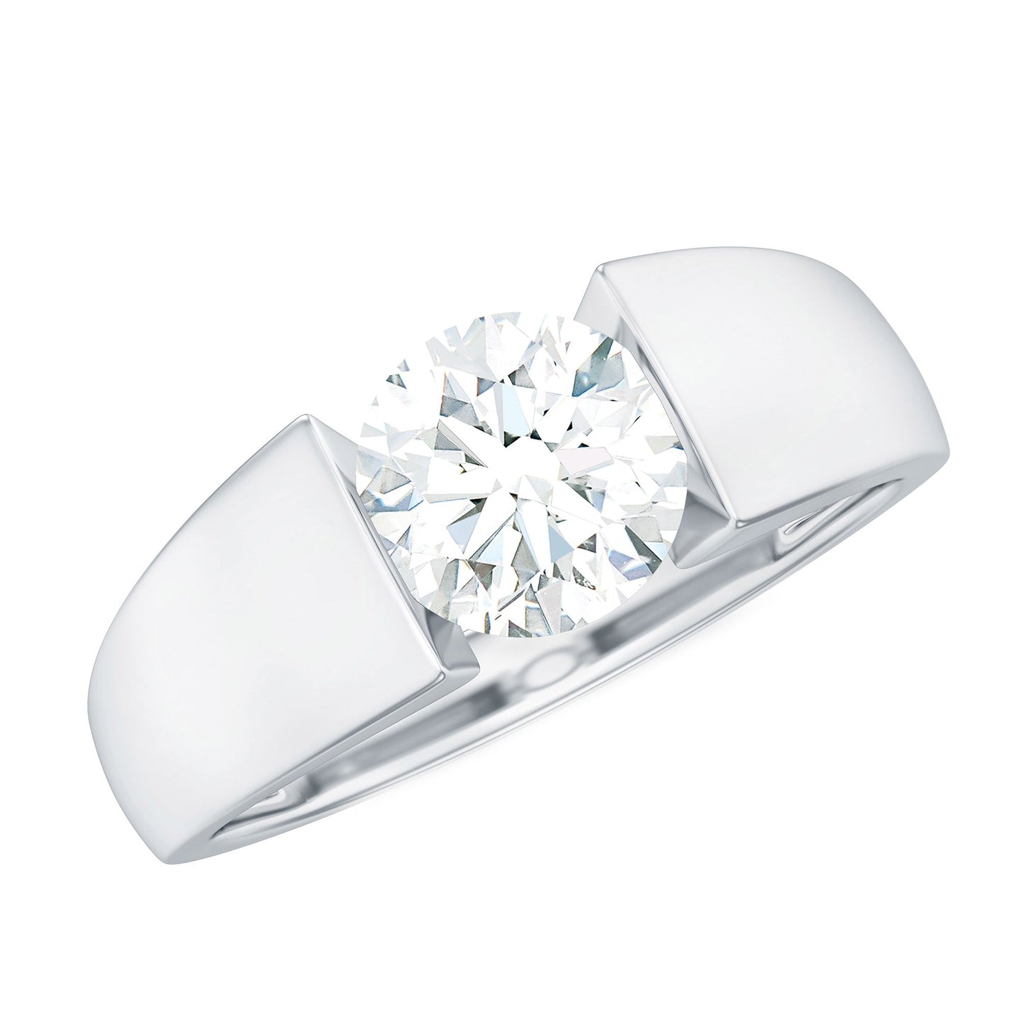 2 Carat Lab Grown Diamond Dua Lipa Inspired Engagement Ring