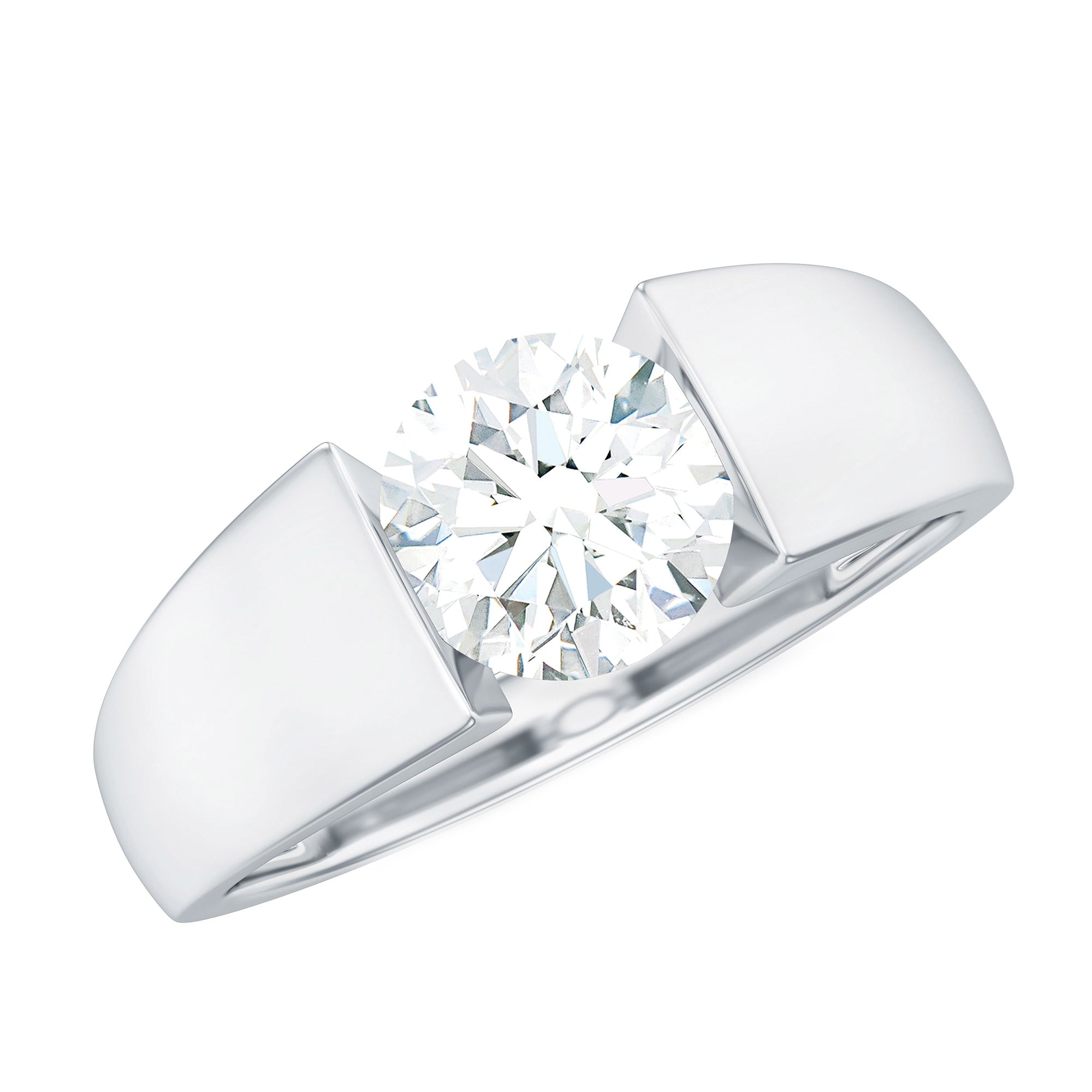 2 Carat Lab Grown Diamond Dua Lipa Inspired Engagement Ring