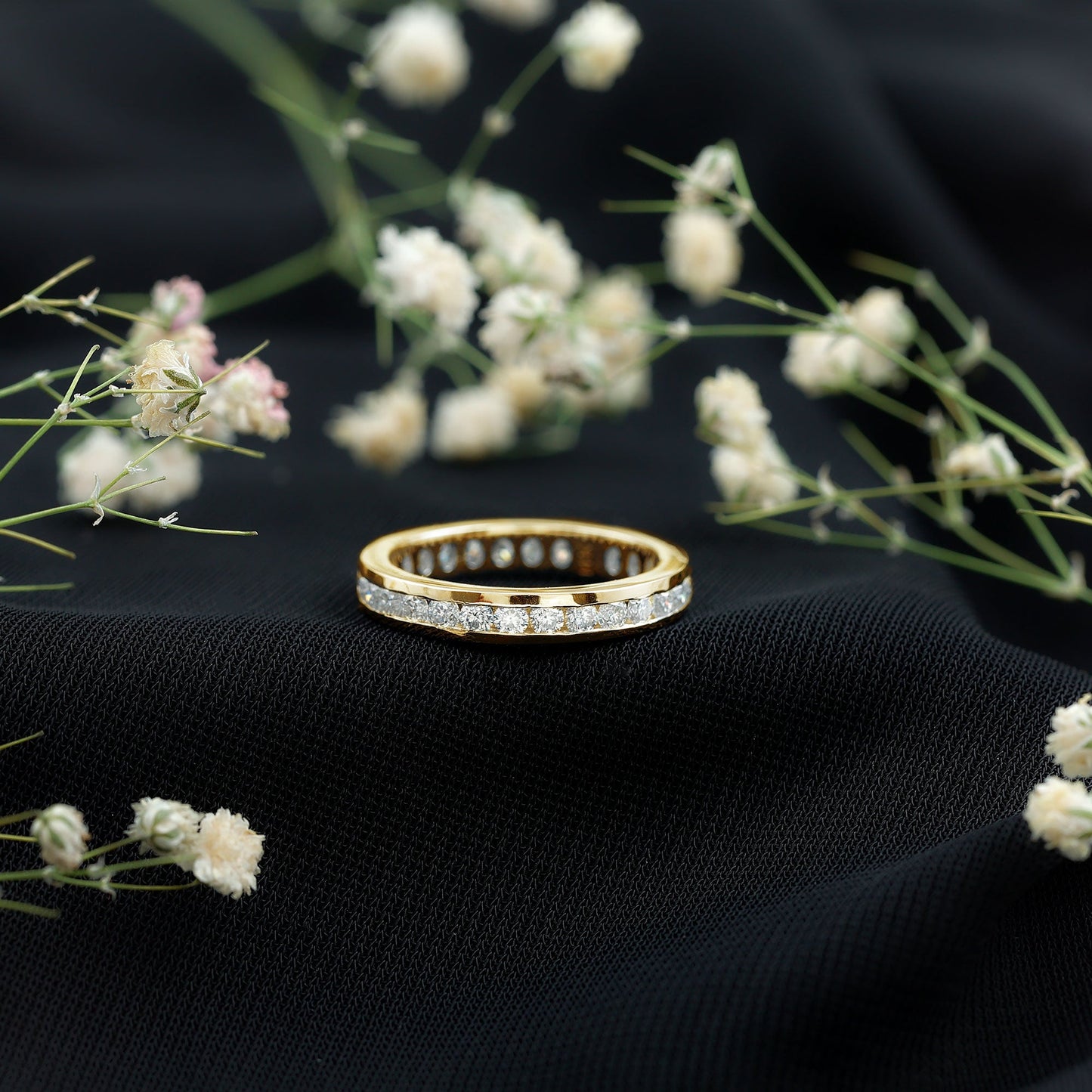 Lab Grown Diamond Wedding Eternity Band For Women