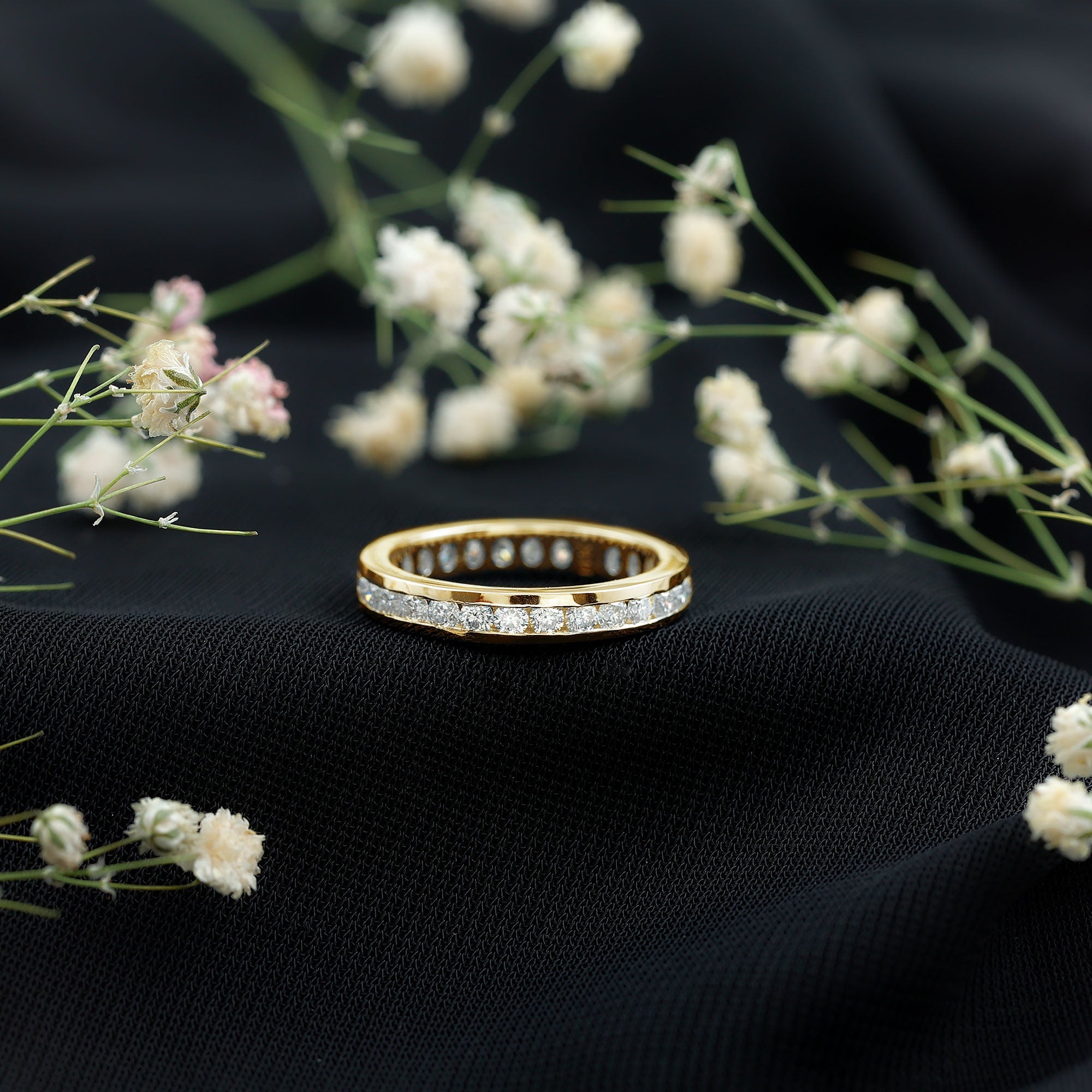 Lab Grown Diamond Wedding Eternity Band For Women