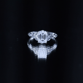 Celtic Design Inspired Lab Grown Diamond Engagement Ring