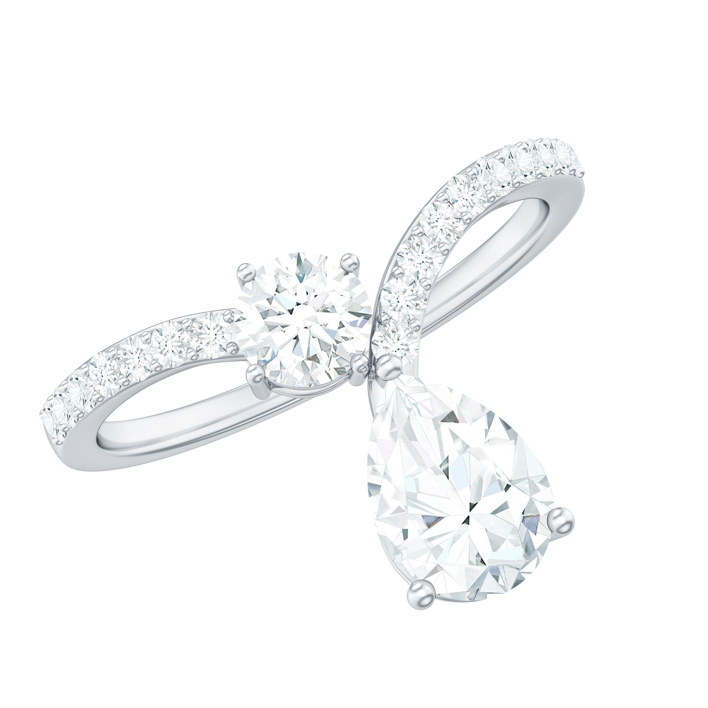 Designer Lab Grown Diamond Engagement Ring